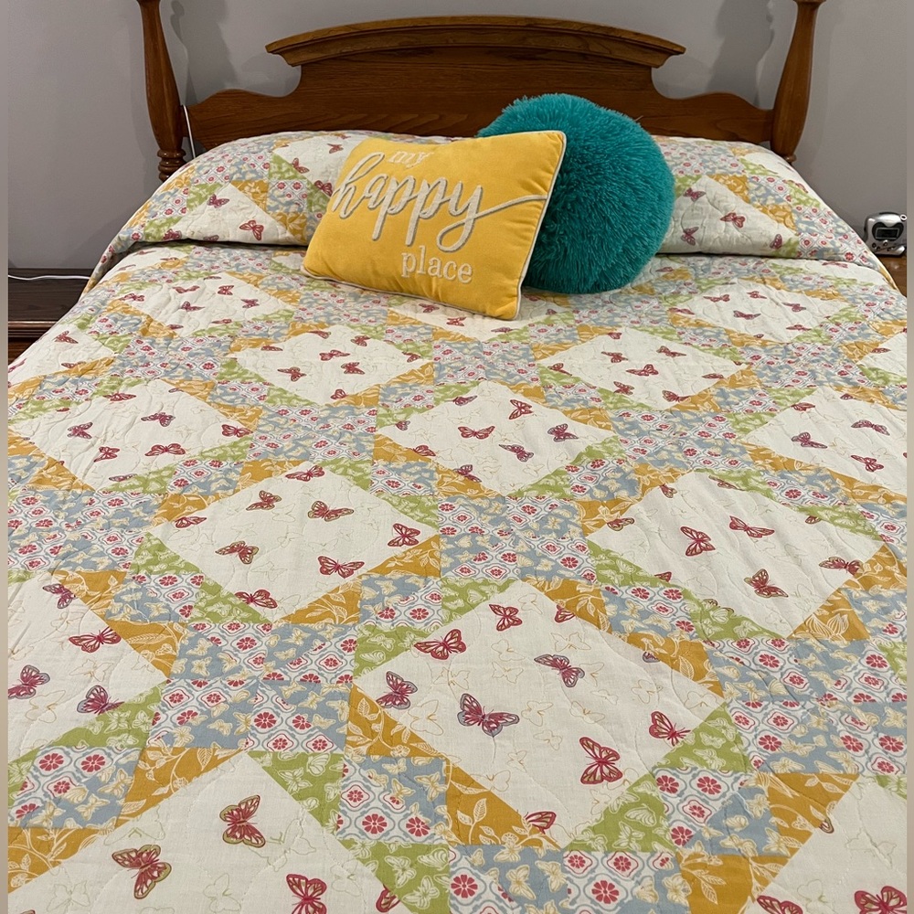 Queen size Butterfly blanket